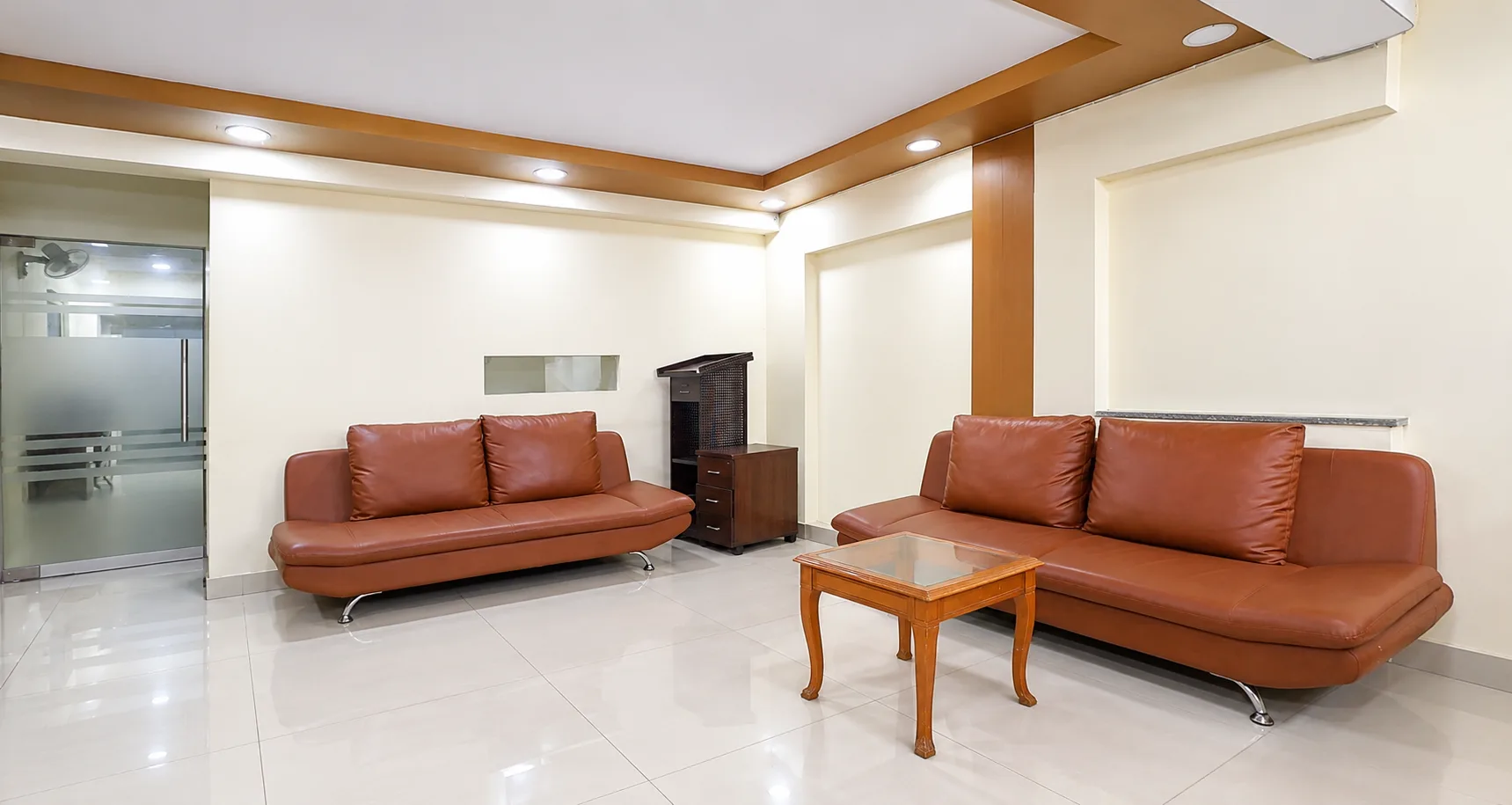 Patient lounge area at Jain Eye Hospital